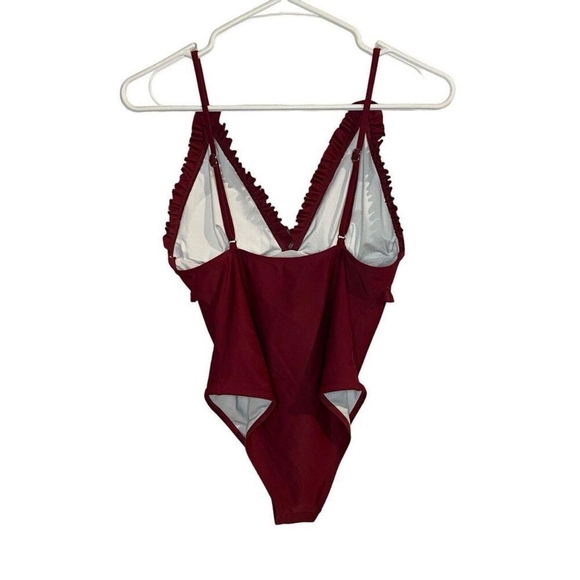 Cupshe Women's Red Swimsuit-one-piece - Picture 2 of 4